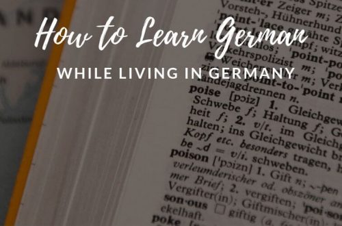 learning German in Germany