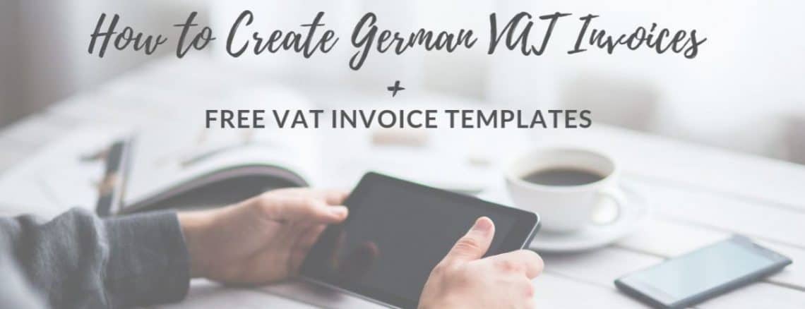Free German VAT invoice template