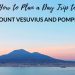 day trip to Mount Vesuvius and Pompeii